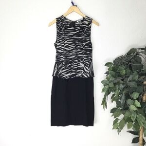 NWT DKNYC Zebra Top Dress